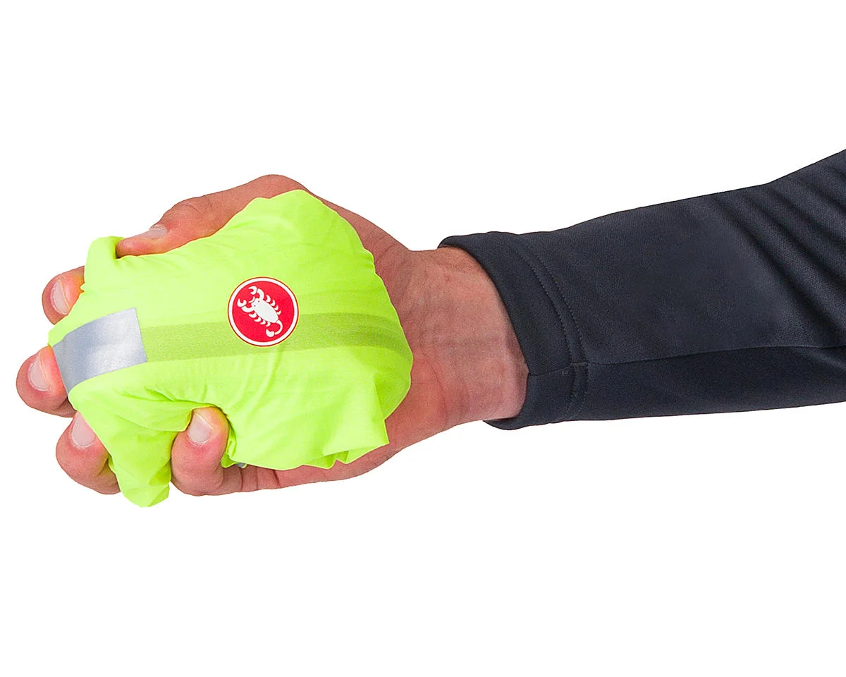 Castelli Squall Men's Shell Jacket (Electric Lime/Black) (L) - view 5
